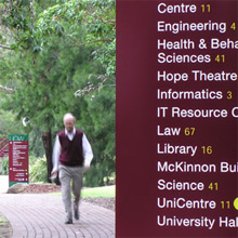 University of Wollongong Signage